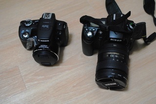 CANON PowerShot SX50 HSとNikon D90比較