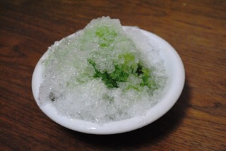 パール金属 ひえーるクールアイス かき氷器 ブルー D-1364で作ったかき氷
